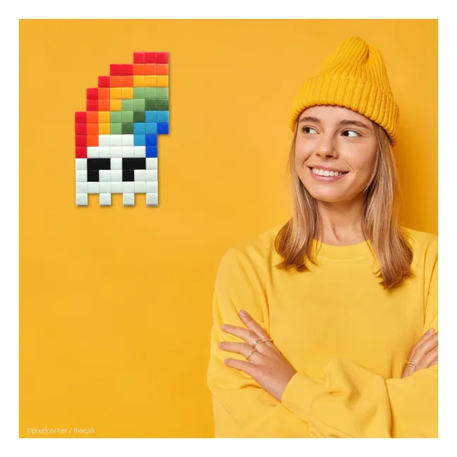 Pixel Art Kit phosphorescent - Rainbow in the Dark