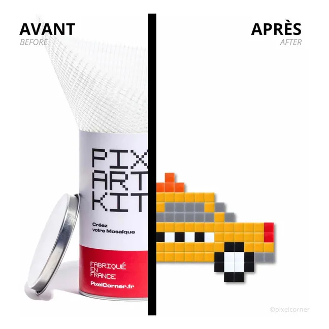 Pixel Art Kit - Pixel Cab | Jaune