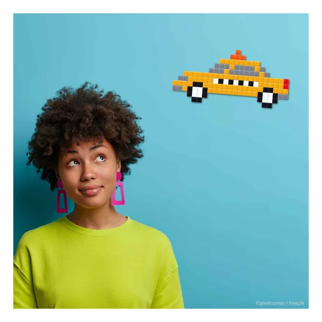 Pixel Art Kit - Pixel Cab | Jaune