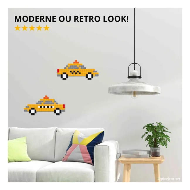 Pixel Art Kit - Pixel Cab | Jaune