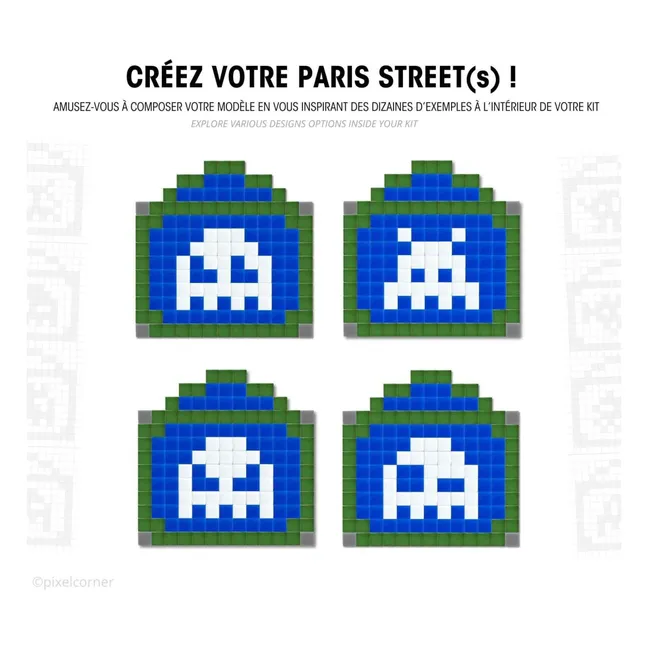 Pixel Art Kit - Paris Street | Bleu