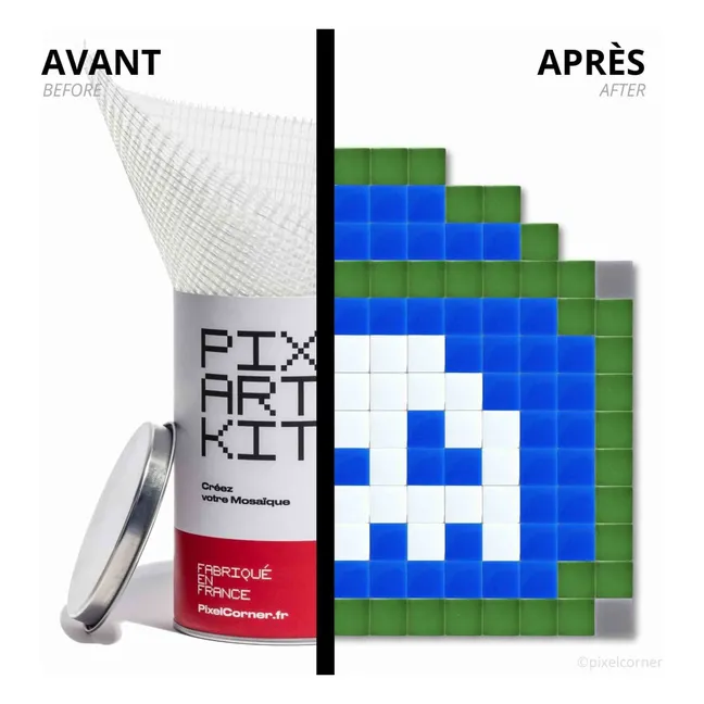 Pixel Art Kit - Paris Street | Bleu