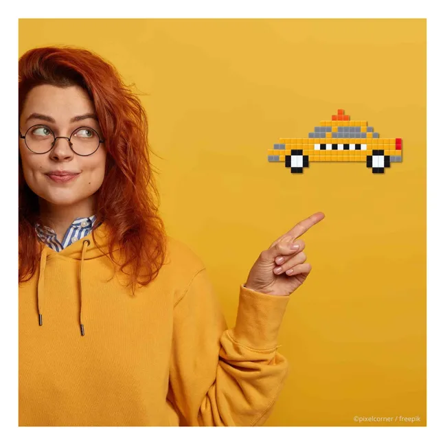 Pixel Art Kit - Pixel Cab | Jaune