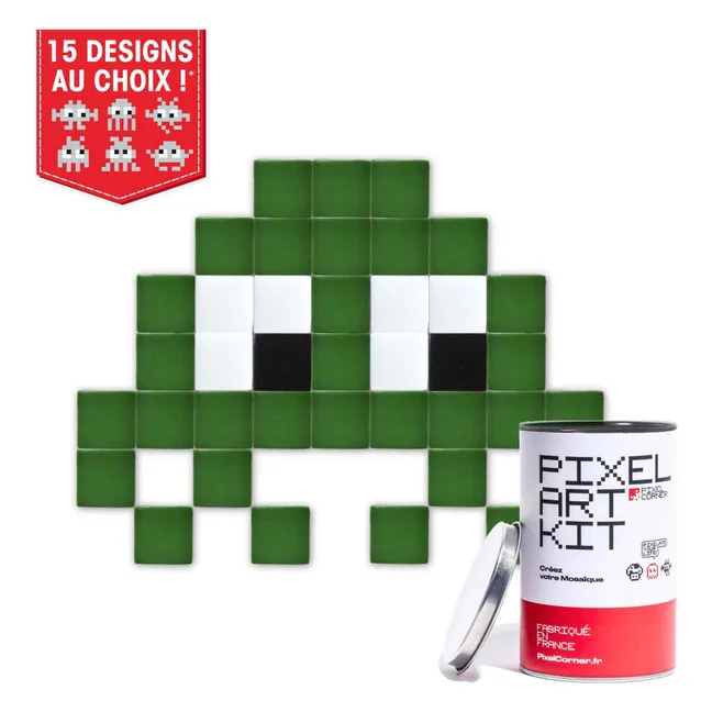 Pixel Art Kit - Little Alien | Vert foncé