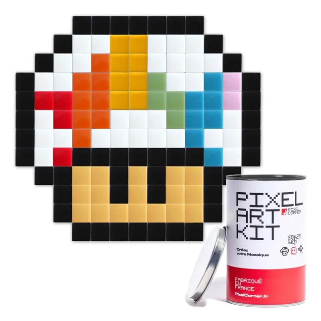 Kit Pixel Art - Champiñón | Rojo