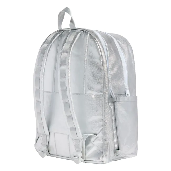 Sac à Dos Kan Travel Cœurs en Peluche | Gris argent