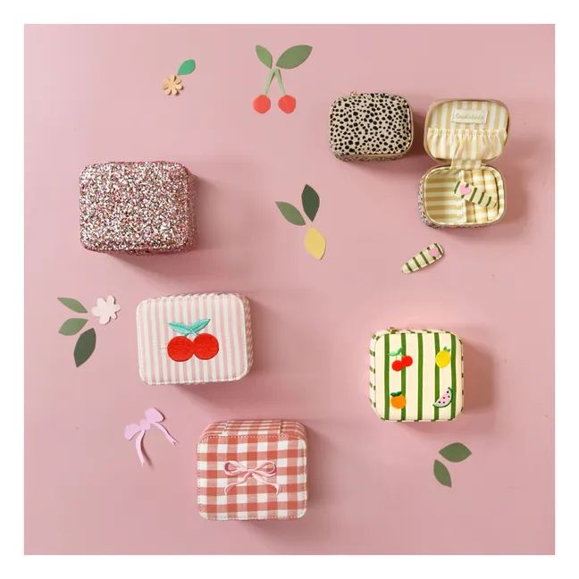 Confetti Glitter Jewelry Box | Gold