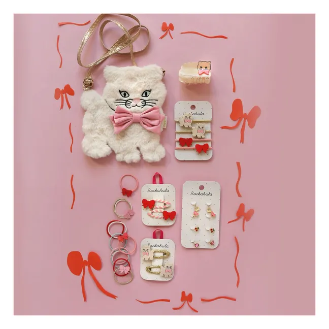 Lot de 12 Minis Chouchous Nœuds Mignons | Rouge