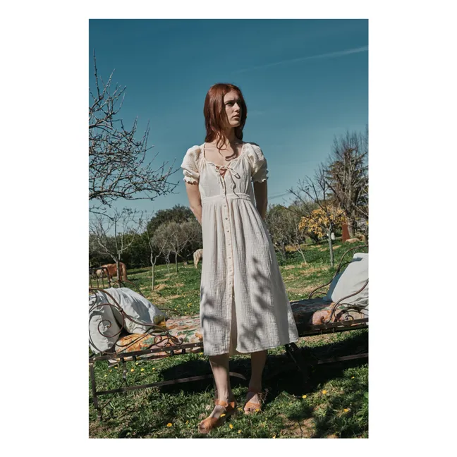 Robe Gaze de Coton | Crème