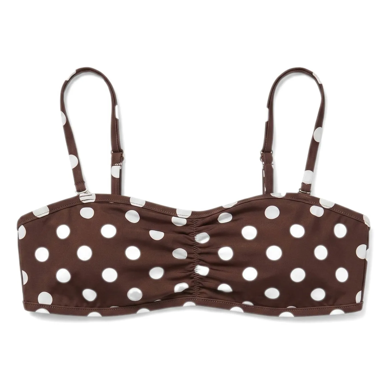 Smallable Woman Brown Maillot Top Hailee Pois