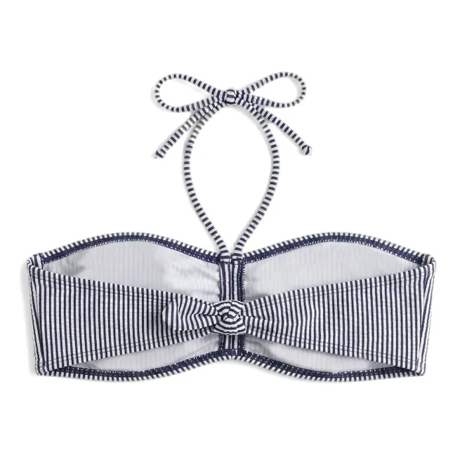 Haut de Maillot Abbie Rayé | Bleu marine