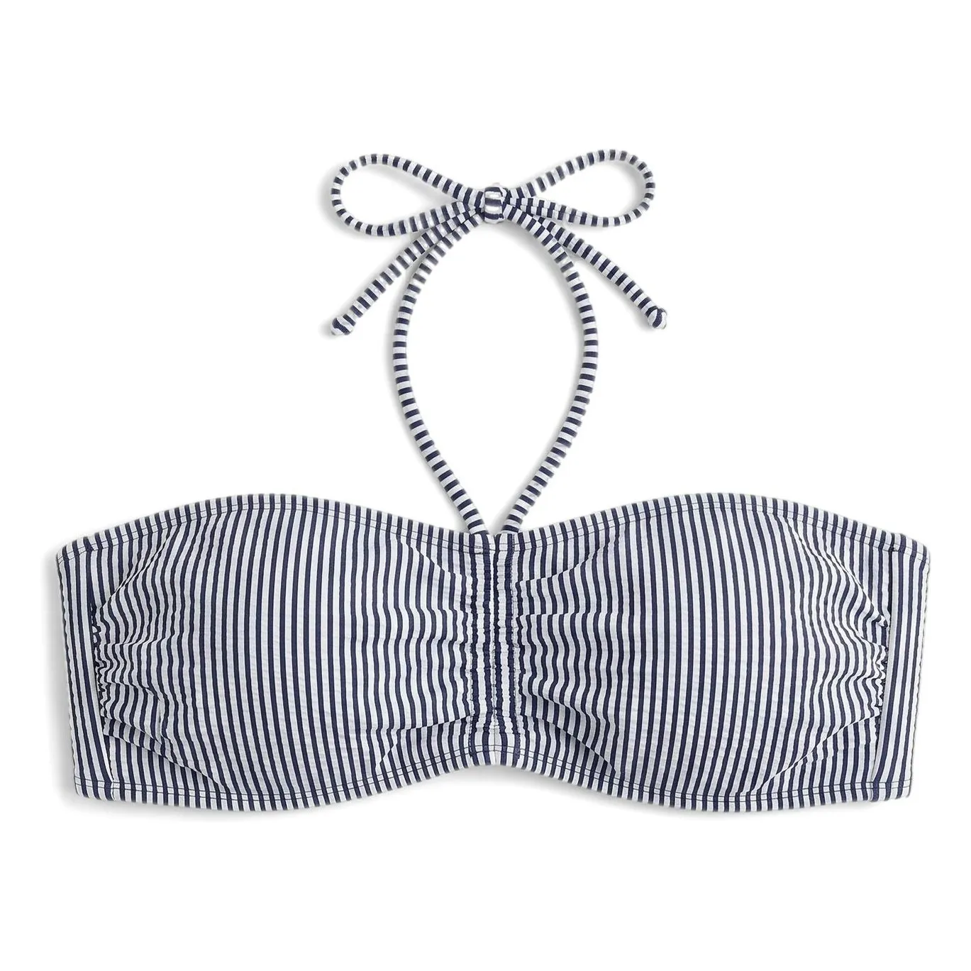 Smallable Woman Navy Blue Striped Abbie Swimsuit Top