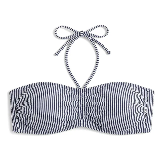 Haut de Maillot Abbie Rayé | Bleu marine