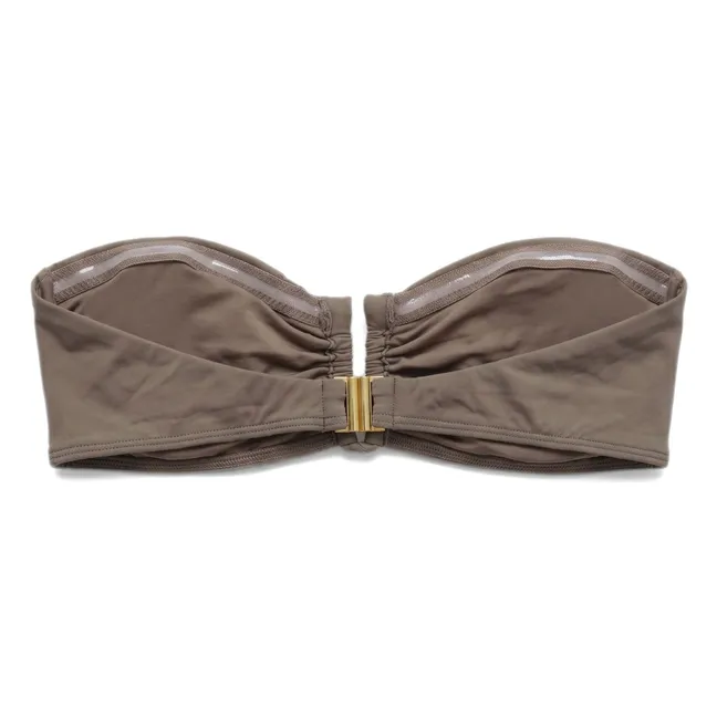 Haut de Maillot Brooke | Marron glacé
