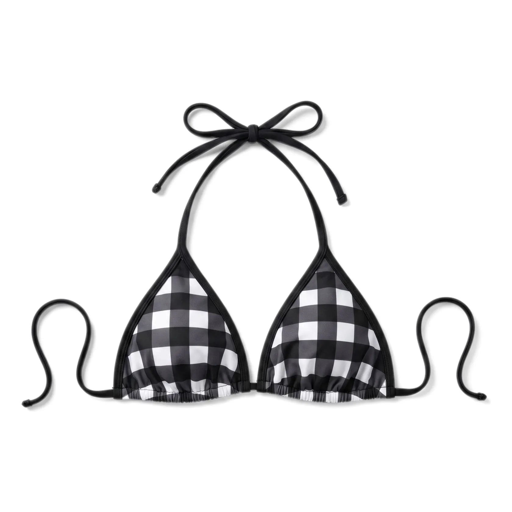 Smallable Woman Black Elsa Carreaux Swimsuit Top