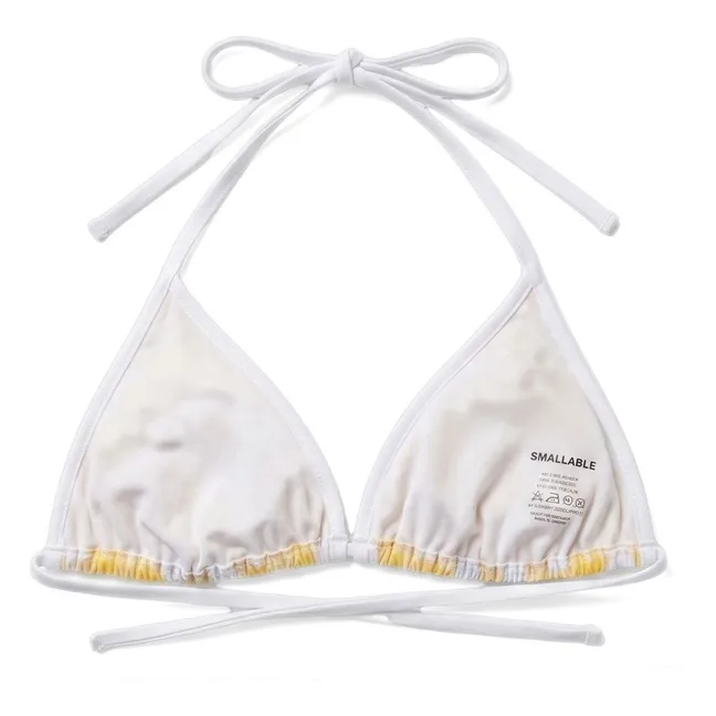 Haut de Maillot Elsa Carreaux | Jaune