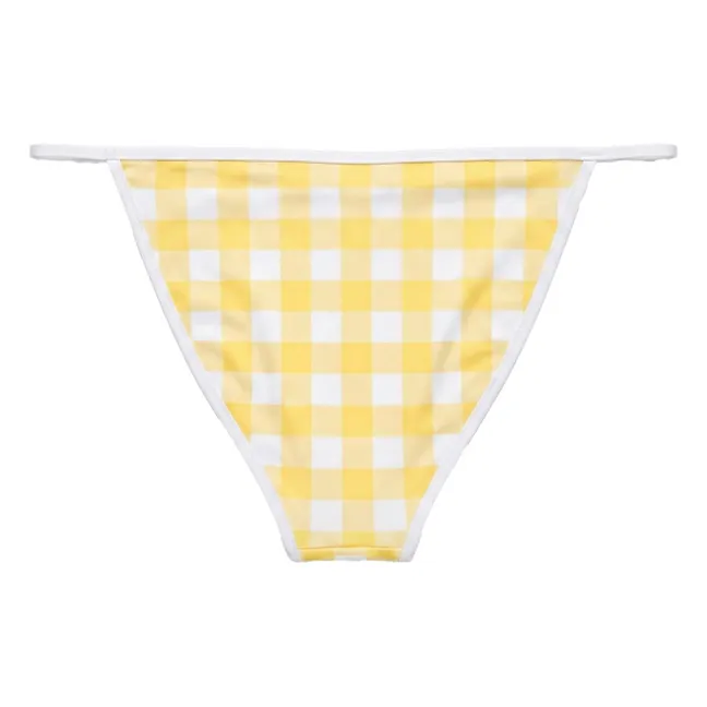 Bas de Maillot Hilda Carreaux | Jaune
