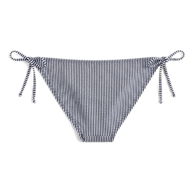 Bas de Maillot Milie Rayé | Bleu marine