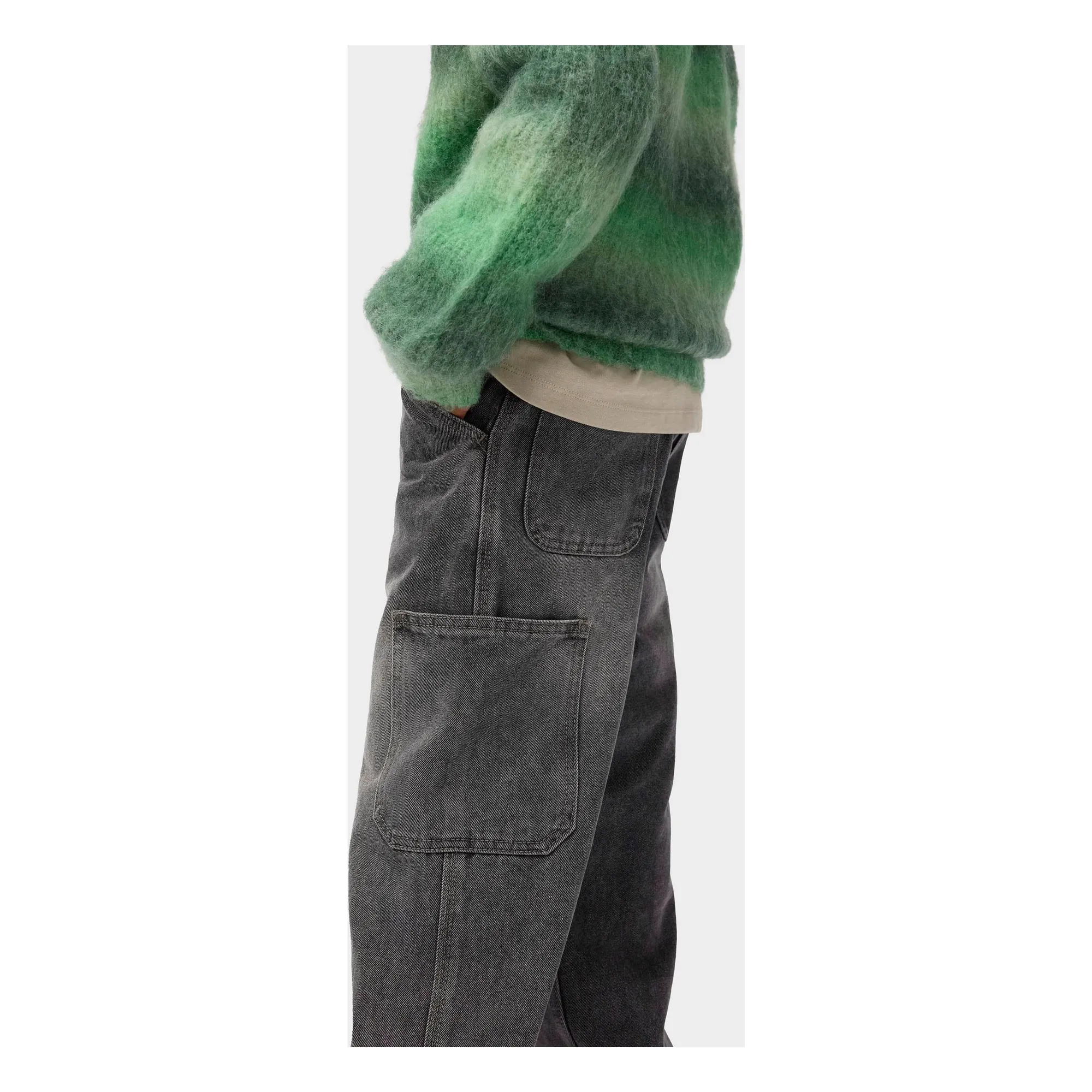 Jean Archer Délavé | Denim noir- Image produit n°6