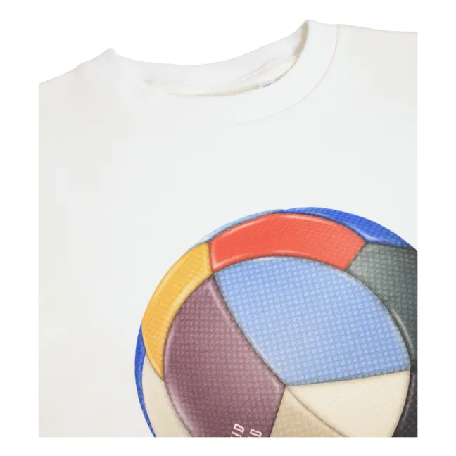T-shirt Roxo Ballon Coton Bio | Blanc