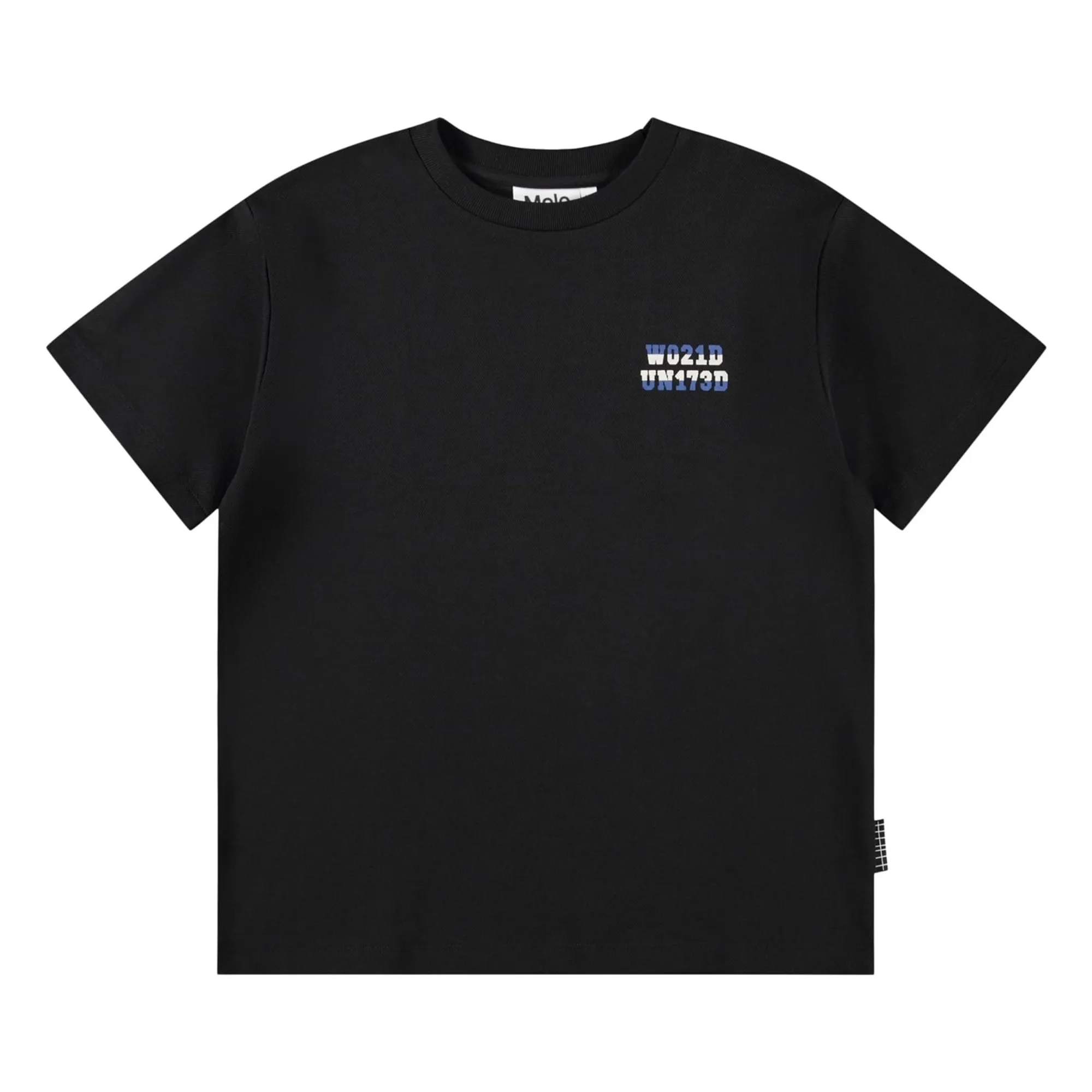 T-shirt Rodney W021D UN173D Coton Bio | Noir- Image produit n°3