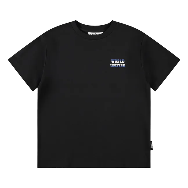 T-Shirt Rodney W021D UN173D Bio-Baumwolle | Schwarz