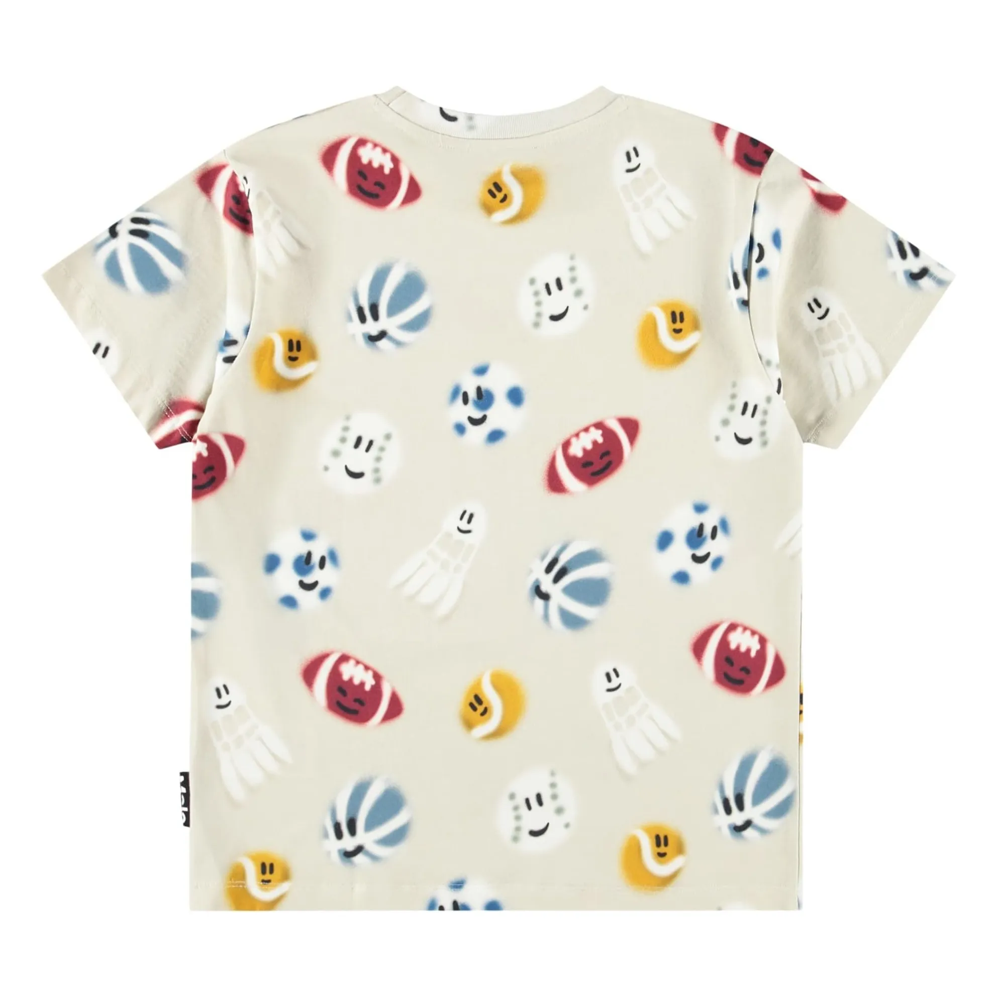 T-shirt Riley Ballons Coton Bio | Crème- Image produit n°3