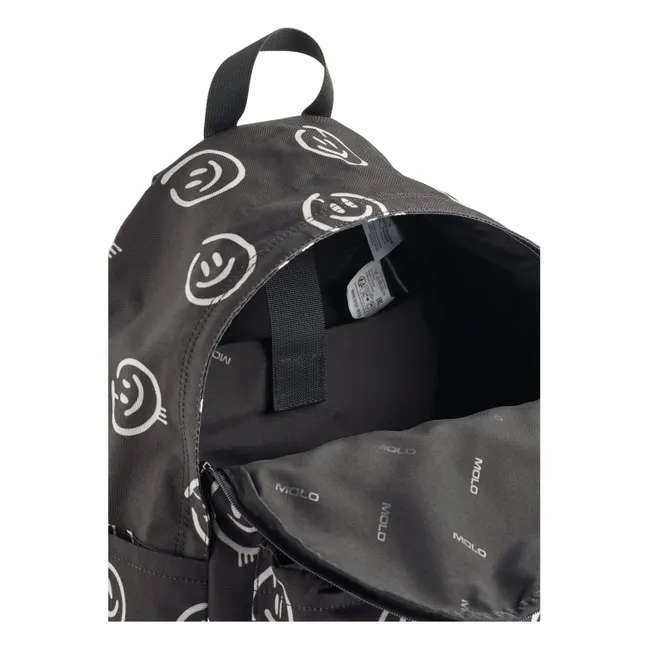 Sac à Dos Moi Smiley Fibres Recyclées | Noir