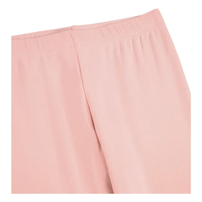 Pijama de algodón orgánico Lue Smiley | Rosa empolvado