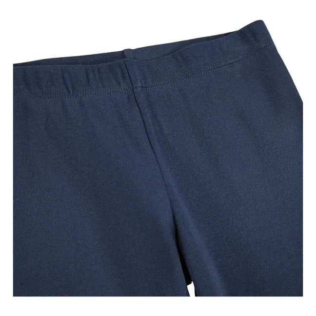 Pijama de algodón orgánico Lue Smiley | Azul Marino