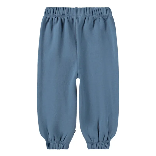 Jogger Simon Smileys Coton Bio | Bleu