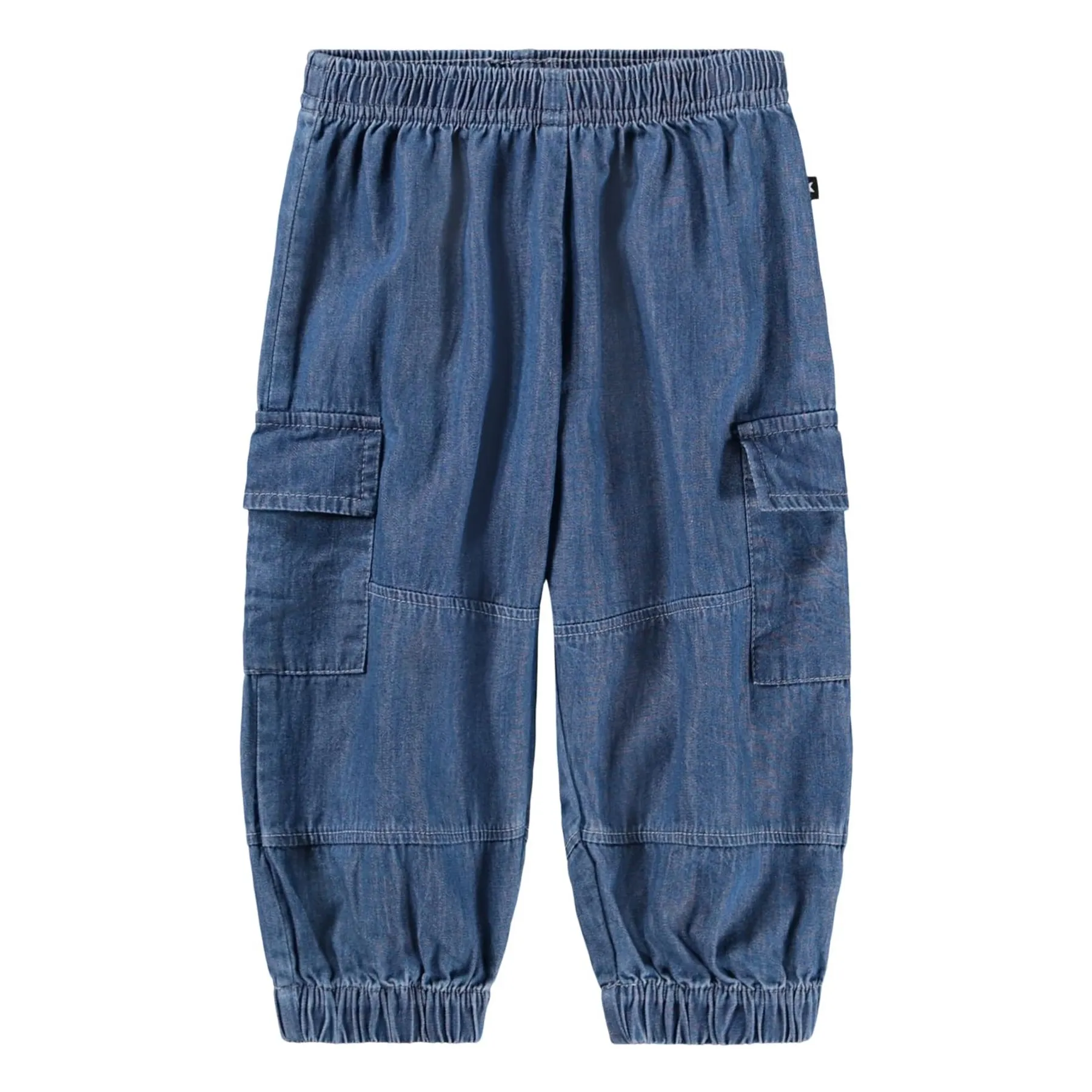 Molo Blue Sae Organic Cotton Cargo Pants