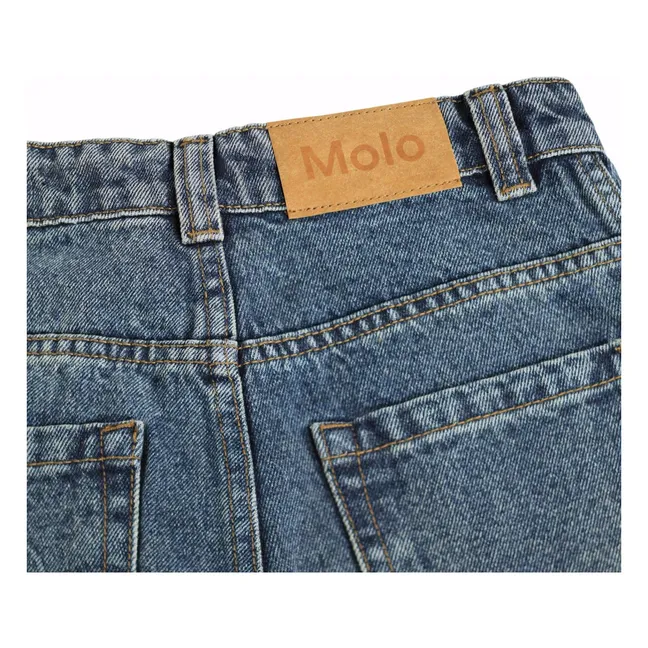 Bermuda Alphie Denim Coton Bio | Bleu