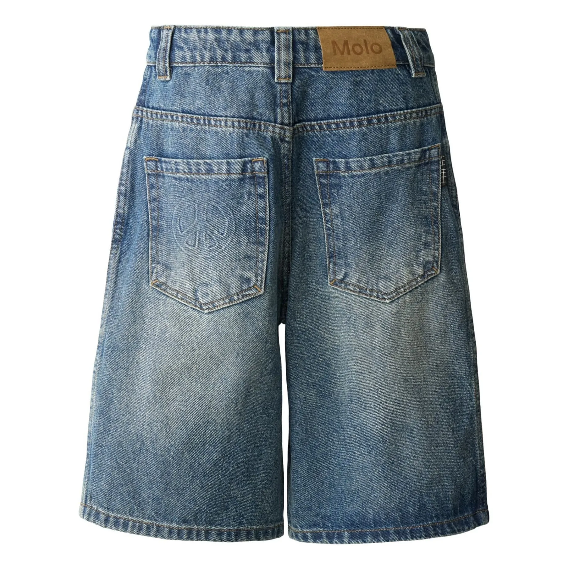 Bermuda Alphie Denim Coton Bio | Bleu- Image produit n°7