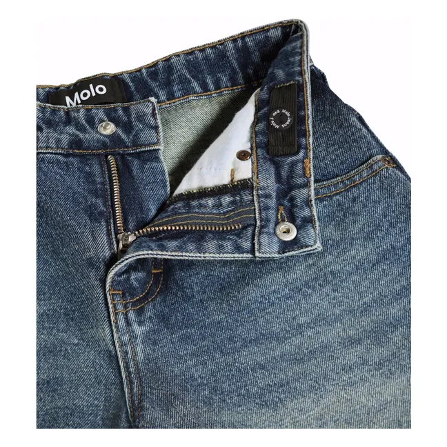 Bermuda Alphie Denim Coton Bio | Bleu