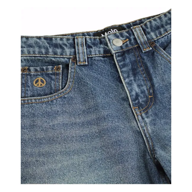 Bermuda Alphie Denim Coton Bio | Bleu