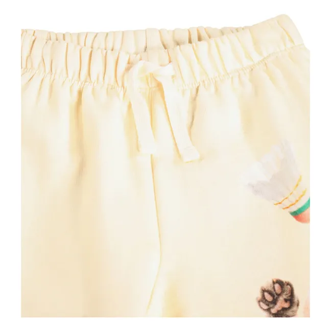 Jogger Simeon Cats Organic Cotton | White