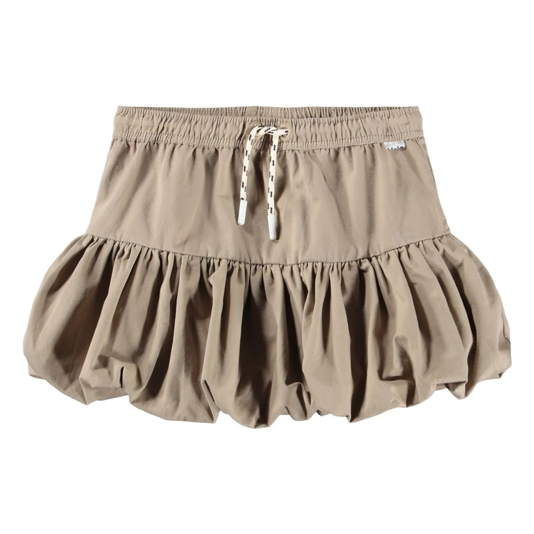 Molo Beige Britta Organic Cotton Smoky Skirt