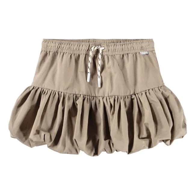 Jupe Smokée Britta Coton Bio | Beige