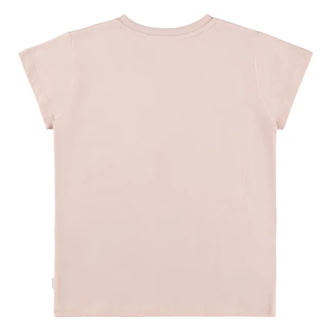T-Shirt Ranva Herzen Bio-Baumwolle | Blassrosa