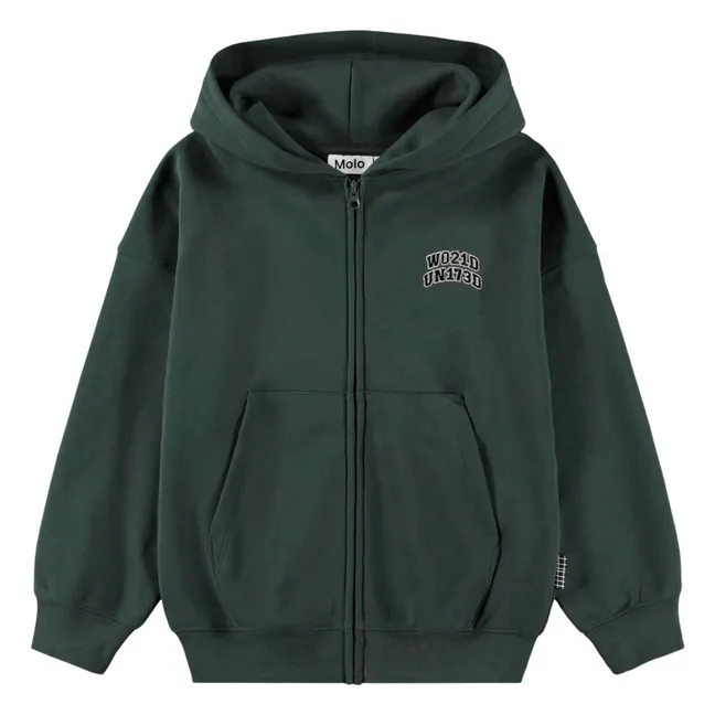 Sweat Zippé Marley W021D UN173D | Vert sapin