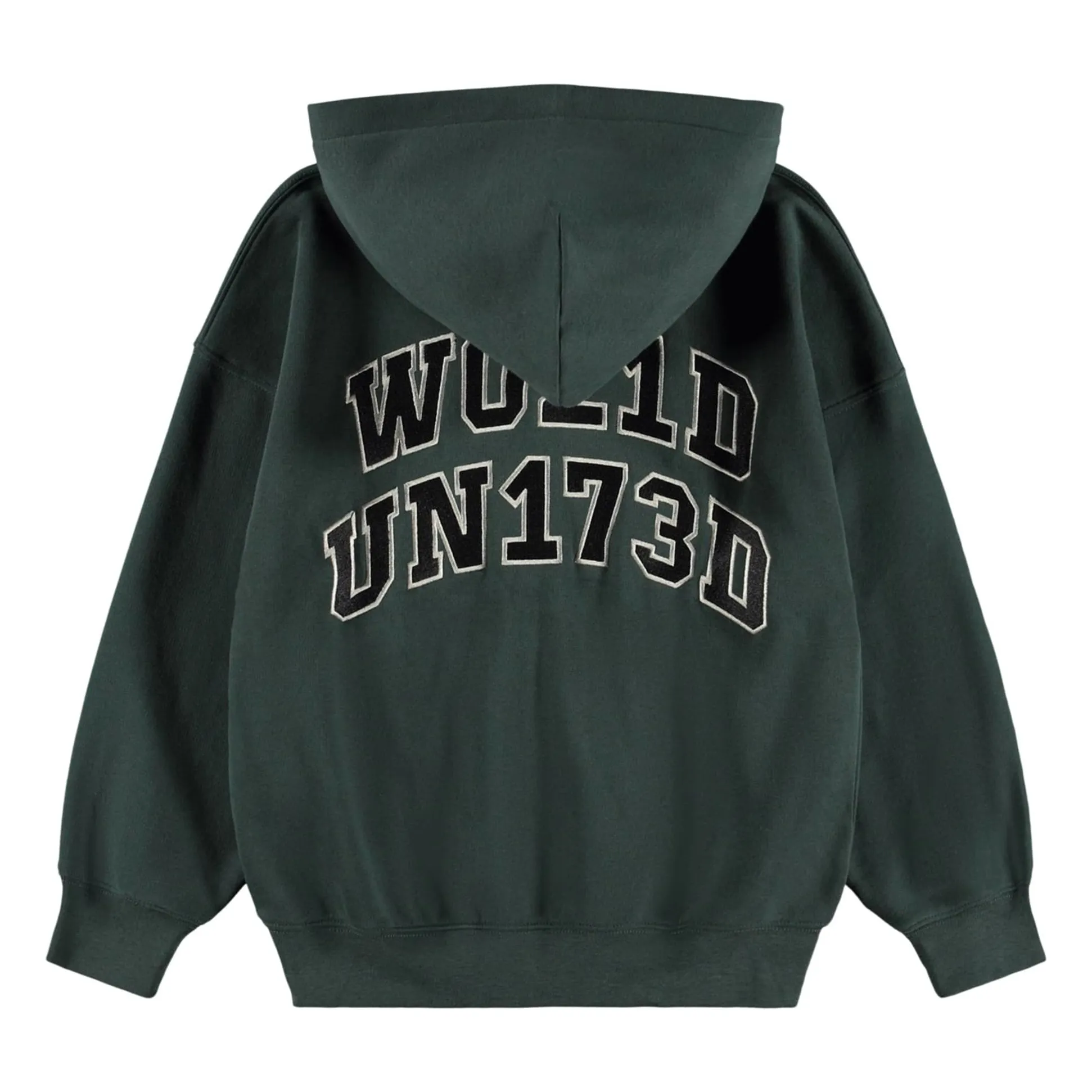 Molo Chrome Green Marley Zipped Sweatshirt W021d Un173d