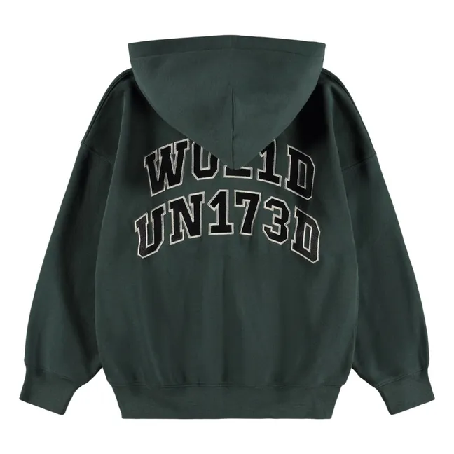 Sweat Zippé Marley W021D UN173D | Vert sapin