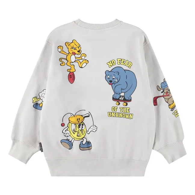 Pull Monti Try New Things Coton Bio | Blanc