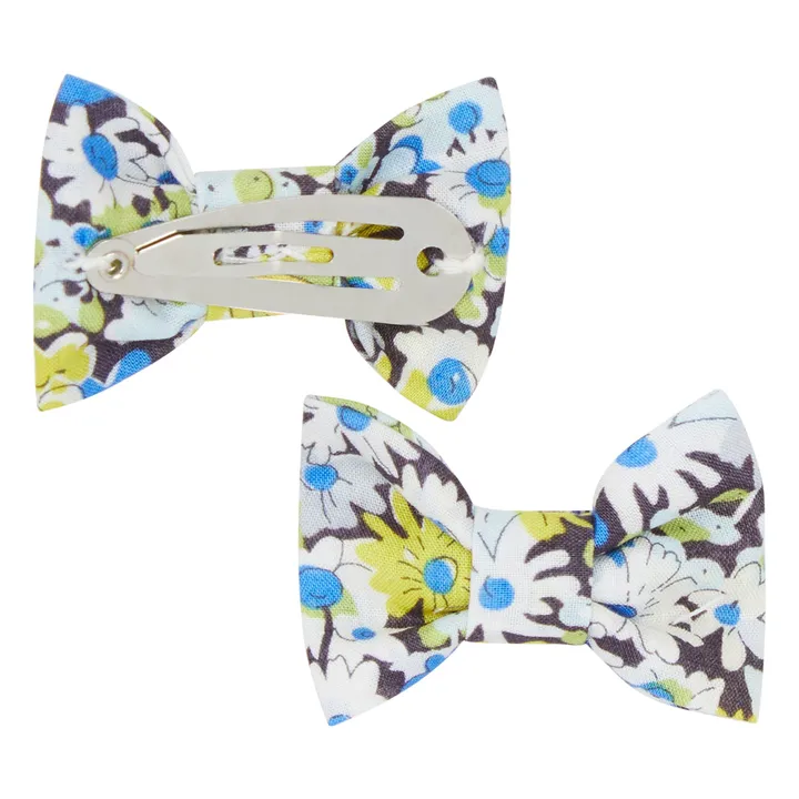 Lot 2 Barettes Miniclic Liberty | Bleu- Image produit n°1