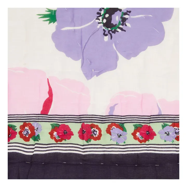 Plaid quilté réversible Anemon sarong | Rouge- Image produit n°2