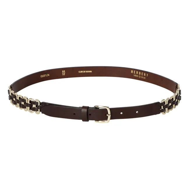 Ceinture La Alba | Chocolat