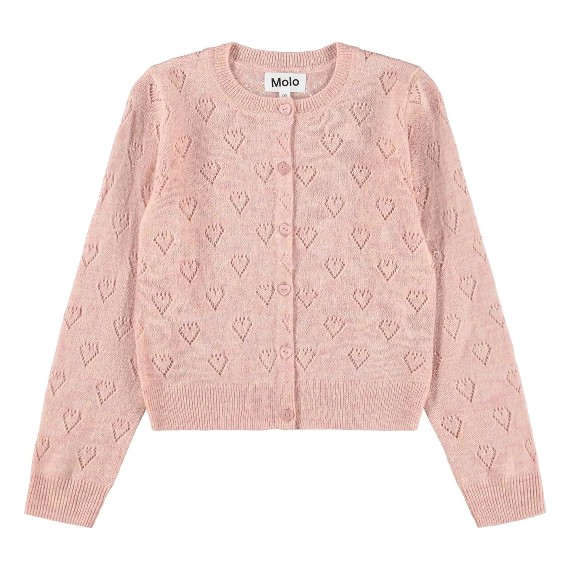 Molo Powder Pink Gillian Hearts Vest