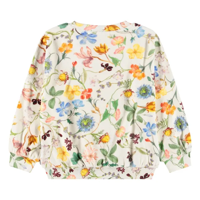 Marika Fleuri sweater | White