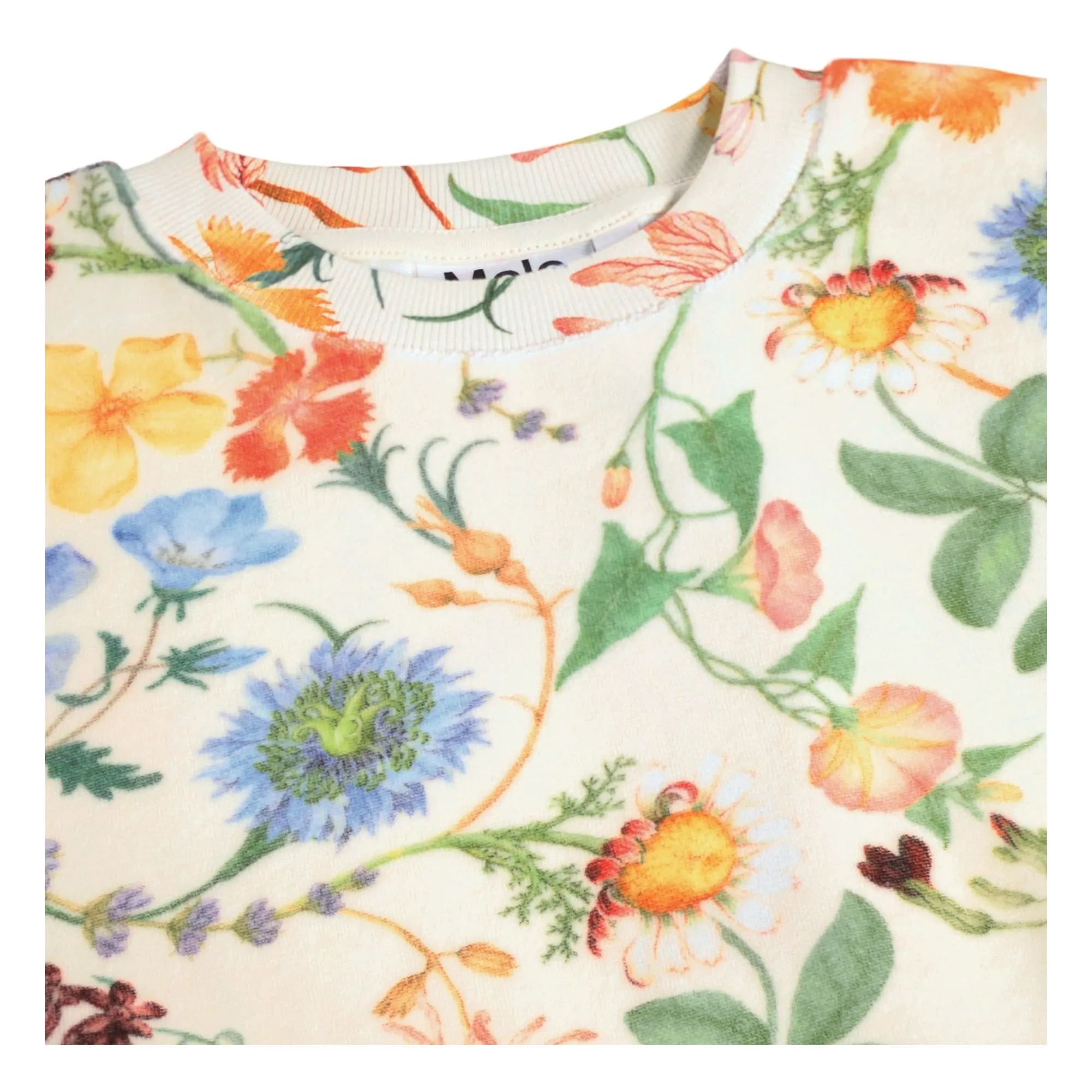 Pull Marika Fleuri | Blanc- Image produit n°2